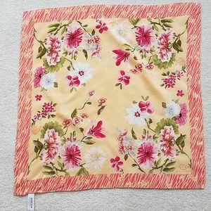 Oscar de la Renta silk scarf 20.5" silk scarf